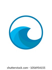 water sea logo template