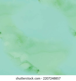 Water Seamless Gradient. Blue Ink Paint. Pastel Watercolor Ocean. Sea Seamless Background. Light Seamless Background. Sea Subtle Painting. Green Ocean Background. Green Pastel Texture. Vector Texture