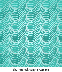 water seamless pattern - vector illustration