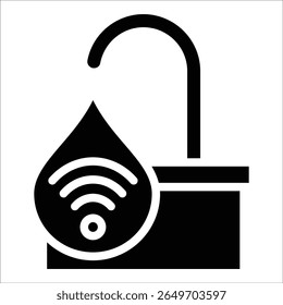 Icon-Element Wassersensor für Design