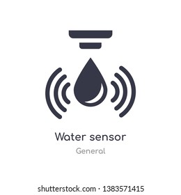 water sensor icon. isolated water sensor icon vector illustration from general collection. editable sing symbol can be use for web site and mobile app