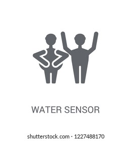 water sensor icon. Trendy water sensor logo concept on white background from General collection. Suitable for use on web apps, mobile apps and print media.