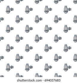 Water sewer sump pattern in cartoon style. Seamless pattern vector illustration
