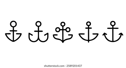 Water ship colored vector design icon set. maritime, nautical, vessel, boat, ferry, fishing boat, submarine, navy ship and more illustration design