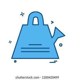 Water Shower icon design vector 