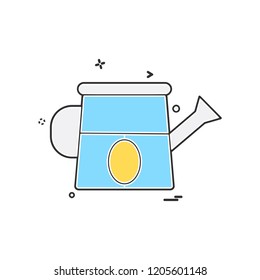 Water shower icon design vector