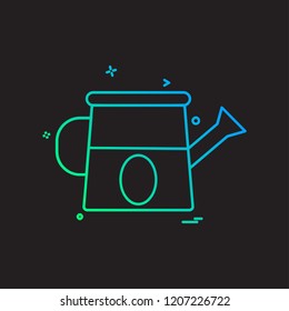 Water shower icon design vector