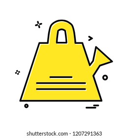 Water Shower icon design vector 