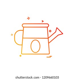 Water shower icon design vector
