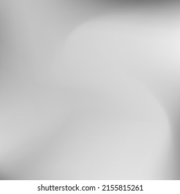 Water Silver Fluid Light Background. Liquid Calm Dynamic Grey Curve Gradient Backdrop. Sky Metallic Monochromatic Wavy Aluminium Swirl Gradient Mesh. Dark Blurred Aluminium Soft Blurry Texture.