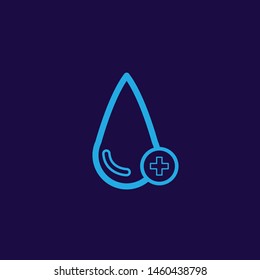 water simple icon illustration vector design