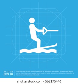 Water Skiing Icon