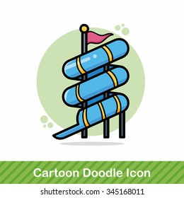 water slide doodle