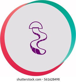 Water slide  icon. Vector design.
