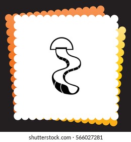 Water slide  icon. Vector design. 