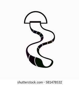 Water slide  icon Vector design.