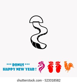 Water slide vector icon