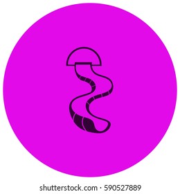 Water slide vector  icon