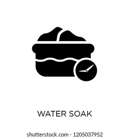 Water soak icon. Water soak symbol design from Cleaning collection. Simple element vector illustration on white background.