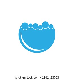 water soap symbol simple logo