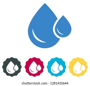 Water Solution Icon as EPS 10 File