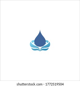 water sources  splash and drop logotype