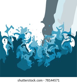 Water splash