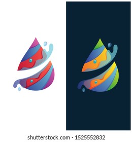Water Splash Abstract Logo Vector