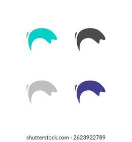 WATER SPLASH AQUAPARK WATER WELLNESS RESORT SIGN SYMBOL LOGO VECTOR