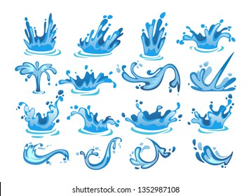 Water Splash Cartoon Hd Stock Images Shutterstock