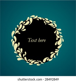 water splash circle frame