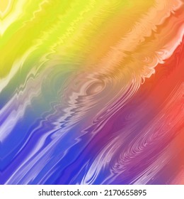 Water splash, color abstract background seamless pattern hand-drawn vector illustration