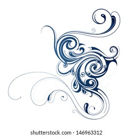 Water splash as design element