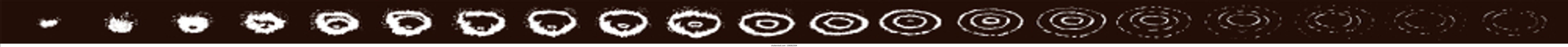 Water splash effect animation frame sprite sheet. Transparent drops of water for flash animation in games, videos and a cartoon. 