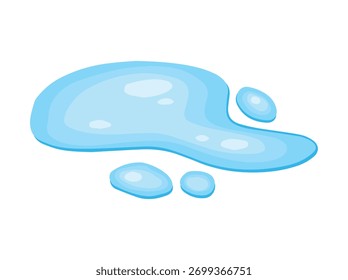 Ilustración de arte de Clip de elemento de salpicadura de agua