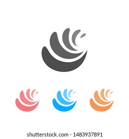 Water Splash Element Logo Icon Set Vector