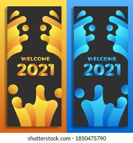 water Splash from fresh juice abstract background, poster and Flayer modern design graphic resource, new design trend 2021.