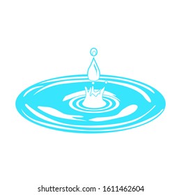 Water splash icon. water drop icon. vector illustration