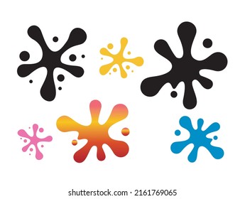 water splash icon flat isolated on clean background black color splash icon concept sign for your web site, mobile, logo, app and ui design splash icon vector illustration