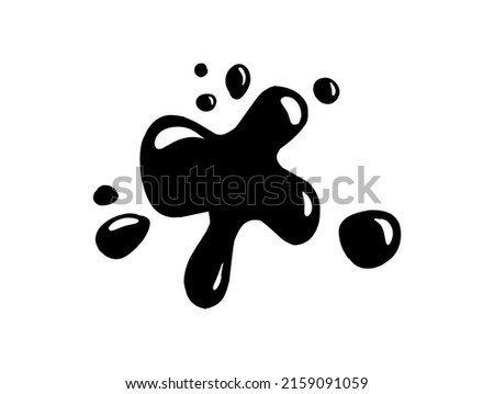 water splash icon flat isolated on clean background black color splash icon concept sign for your web site, mobile, logo, app and ui design splash icon vector illustration