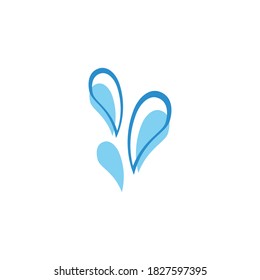 plantilla de diseño de ilustración de vectores de icono de salpicadura de agua