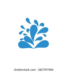 water splash icon vector illustration design template