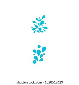 water splash icon vector illustration design templates