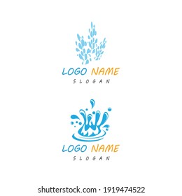 water splash icon vector illustration design template