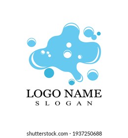 water splash icon vector illustration design template