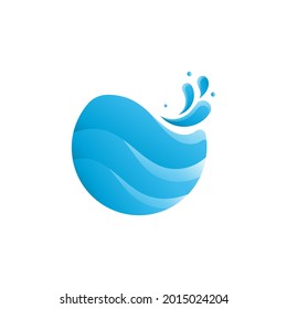 water splash icon vector illustration design template