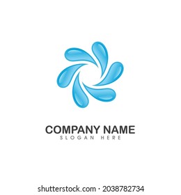 water splash icon vector illustration design template
