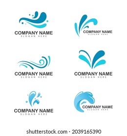 water splash icon vector illustration design template