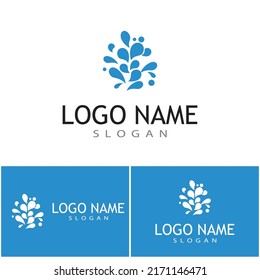 water splash icon vector illustration design template