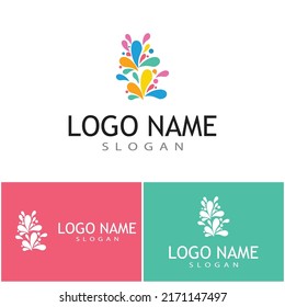 water splash icon vector illustration design template